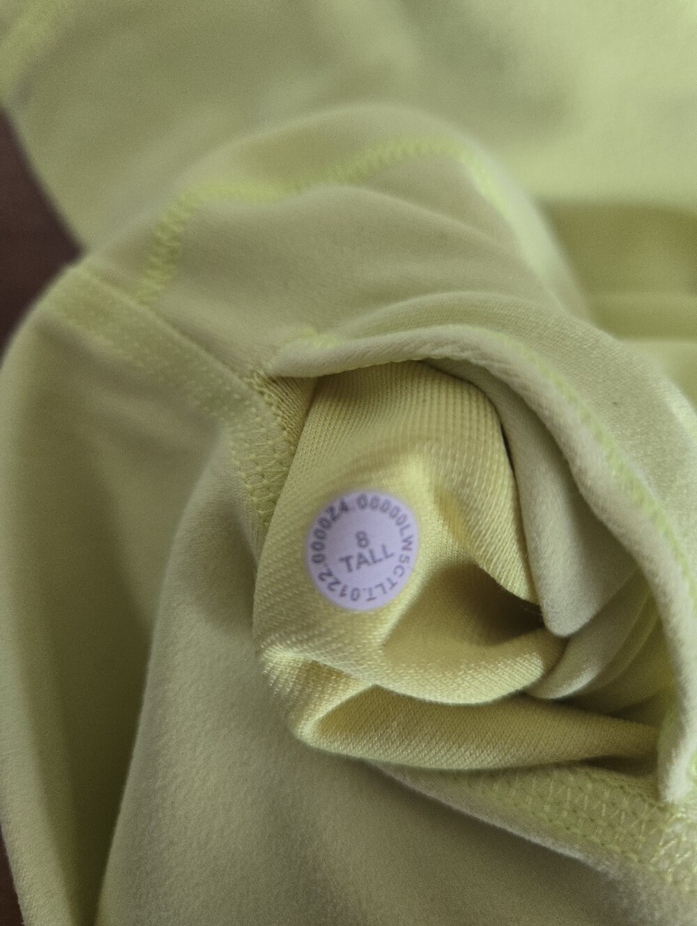 Lululemon Electric Lemon Align 8" Inseam Shorts *originally pants per dotcode 8 - Picture 4 of 8